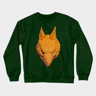 Golden Griffin head Crewneck Sweatshirt